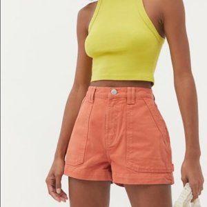 NWOT BDG High-Waisted Carpenter Short - Mango
